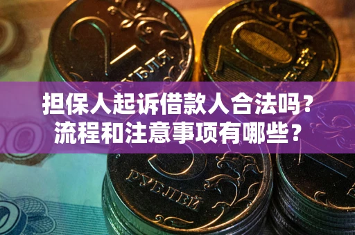 北京担保人起诉借款人合法吗？流程和注意事项有哪些？