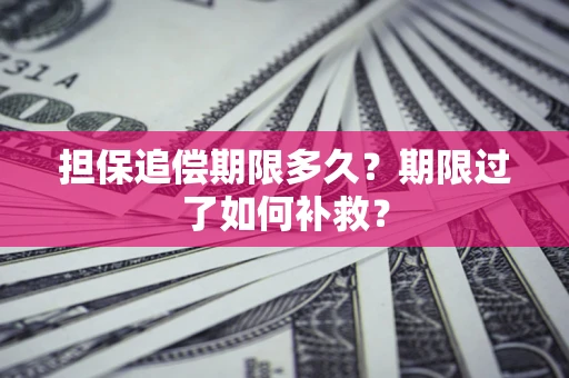 北京担保追偿期限多久？期限过了如何补救？