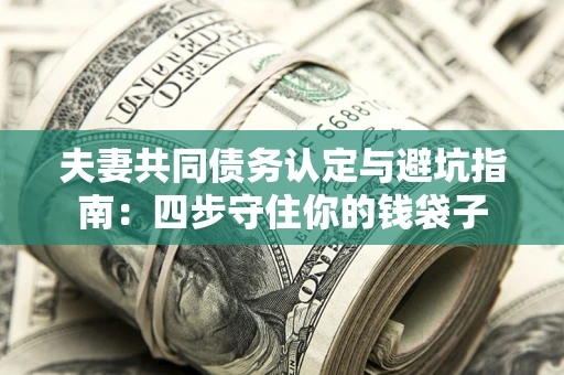 北京夫妻共同债务认定与避坑指南：四步守住你的钱袋子