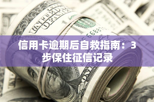 北京信用卡逾期后自救指南：3步保住征信记录