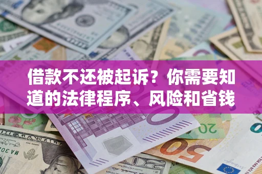 北京借款不还被起诉？你需要知道的法律程序、风险和省钱技巧